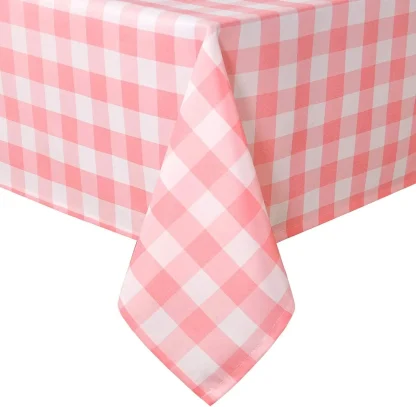 Holiday Gingham Table Cloth - Image 2