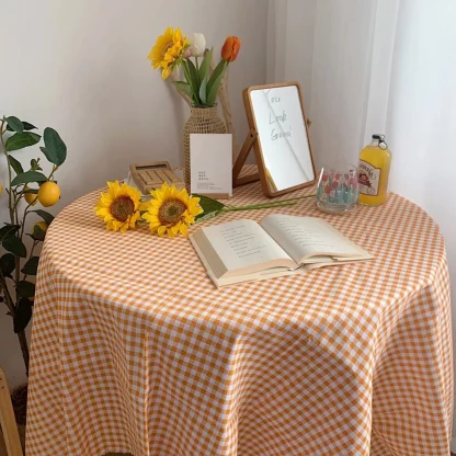 Fresh Checkered Round Cloth - Image 4