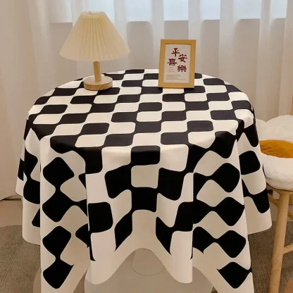 Checkered Table Prop Cloth
