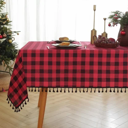 Christmas Buffalo Plaid Cloth