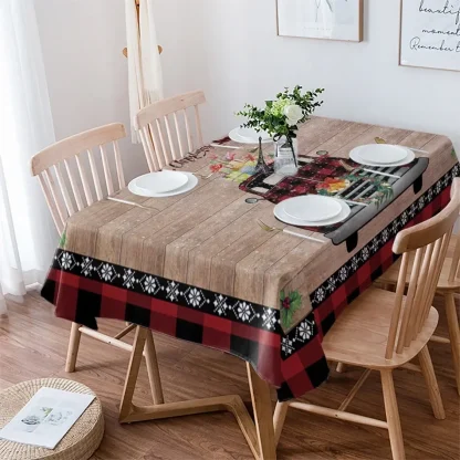 Plaid Table Decor Cloth - Image 8