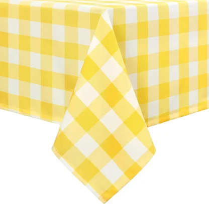 Holiday Gingham Table Cloth - Image 4