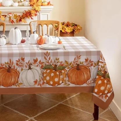 Pumpkin Harvest Table Cloth