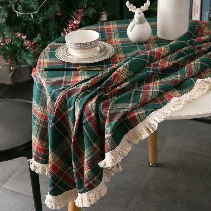 Tassel Christmas Table Cover - Image 8