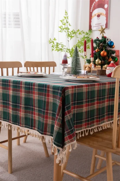 Round Holiday Table Cover - Image 7