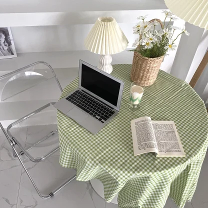 Living Room Plaid Cloth - Image 5