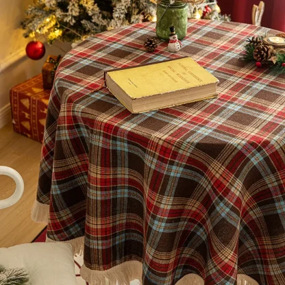 Tassel Christmas Table Cover - Image 7