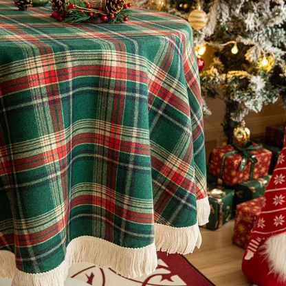 Tassel Plaid Holiday Cover - Image 6