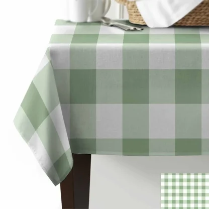 Plaid Table Decor Cloth - Image 3