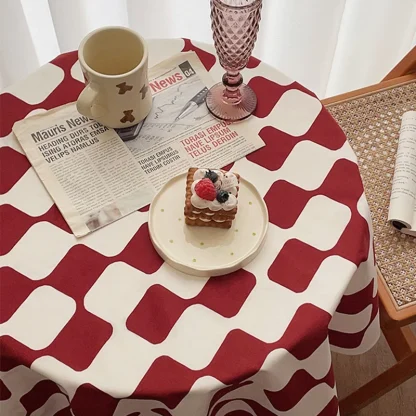 Checkered Table Prop Cloth - Image 5
