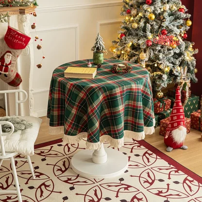 Tassel Christmas Table Cover - Image 2