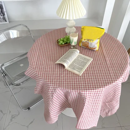 Fresh Checkered Round Cloth - Image 5