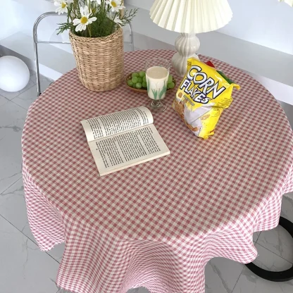 Fresh Checkered Round Cloth - Image 7