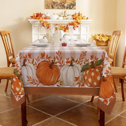 Pumpkin Harvest Table Cloth - Image 3