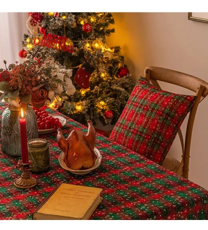 Festive Snowflake Table Cloth - Image 6