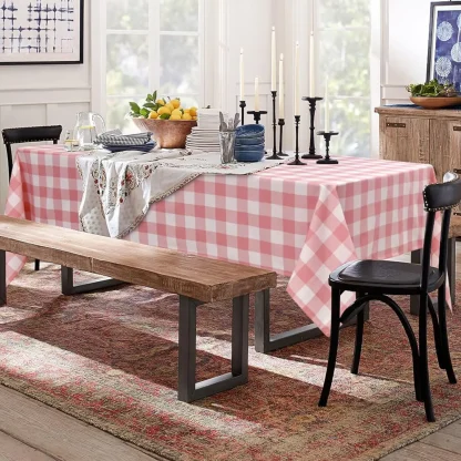 Holiday Gingham Table Cloth - Image 7